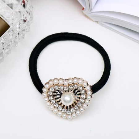 Hair gum "Beverly" heart-1