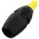 Bulas for rhythmic gymnastics inserted Grace Dance, 36 cm, yellow/black color