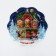 Glass plate expensive attention "Happiness to the house", 23 cm