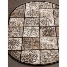 Ковёр овальный Merinos Valencia Deluxe, размер 150x400 см, цвет brown