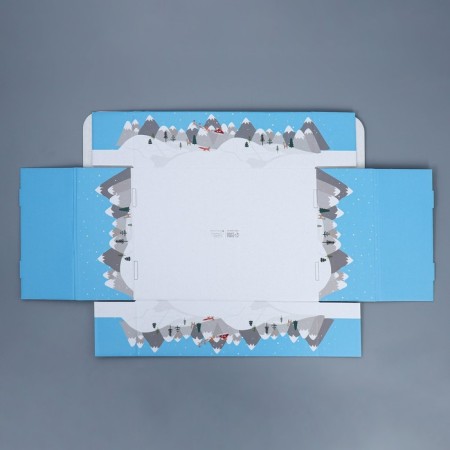 Folding box "City", 30.7 x 22 x 9.5 cm, new year-7