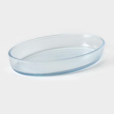 Oval glass oval dish, 32 × 22 × 5 cm-1