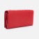 Women's wallet on magnets, red color