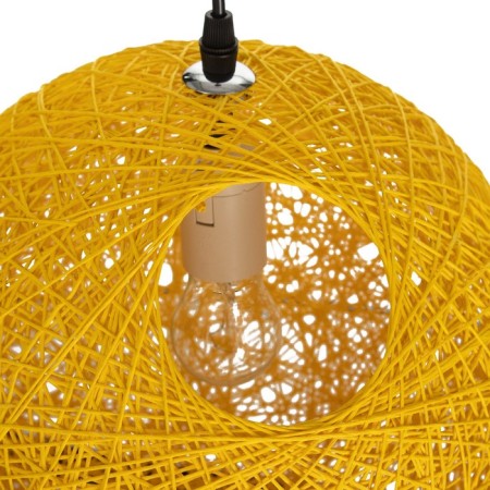 Lamp Bayerlux rattan 1he27 15W yellow 30x30x130 cm-5