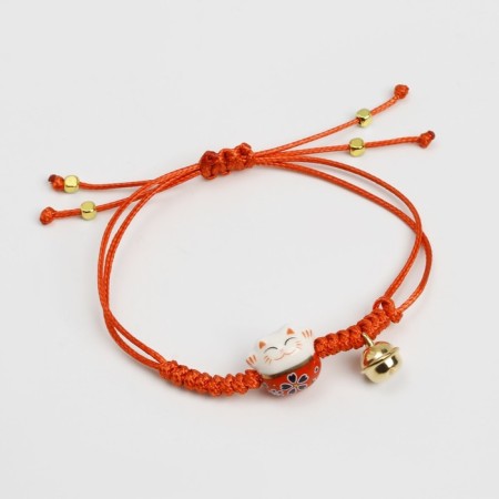 Bracelet "Kotik" Neko, the color is red in gold-2