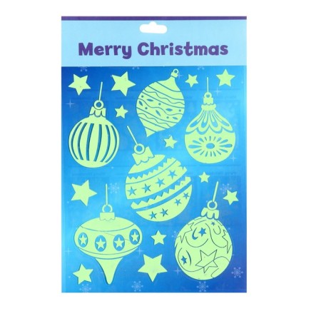 Stickers on the windows "New Year" Christmas tree decorations, 28 x 19 cm-4