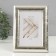 Photo frame plastic "Mira" 10x15 cm 221 silver (plastic screen)