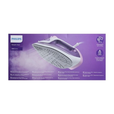 PHILIPS DST3010/30 iron, ceramic sole, 2000 watts, 30 g/min, 300 ml, purple-7