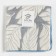 Pillowcase decorative Ethel "nettles" Blue 40x40 cm color, 100% cotton
