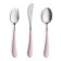 ALICE PINK cutlery set, 3 items