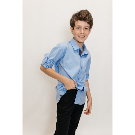 Surchachka upper for ISEE boys, height 134-140 cm, blue color-10