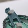 A glass glass with a lid and a pipe "Wine Verde", 350 ml, green color