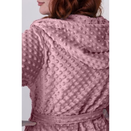 Women's bathrobe, size 50, purple-purple color-3