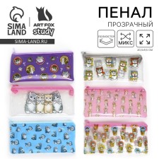 Penal school soft flat 9.5 x 20.5 PVC “September 1: kittens” mix