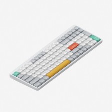 The wireless mechanical keyboard QMK Nuphy Air96V2 Ionic White (EN), RGB, Hot SWAP, MOS 108244