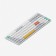 The wireless mechanical keyboard QMK Nuphy Air96V2 Ionic White (EN), RGB, Hot SWAP, MOS 108244