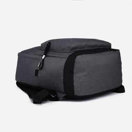 Young backpack from the textiles on lightning, Fulldorn, 3 pockets, color gray color-2