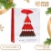 Laminated "colorful Christmas tree" 11.5 x 14.5 x 6 cm