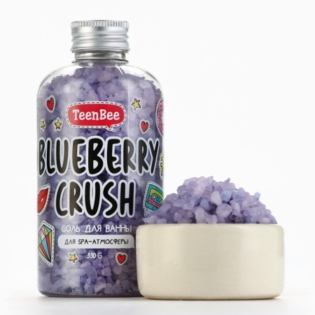 Cоль для ванны, 330 г, аромат черники, TeenBee-6