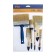 A set of tundra brushes, flat 3/4 ", 2", 3 ", round No. 2, No. 8, maclovice 30x120 mm, 6 pcs.