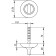 Rotary handle Fuaro BKW6 AR-CP-8, without response