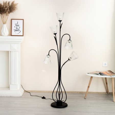 Taleser "Bell" 5he27 15W black 51x28x160 cm-7