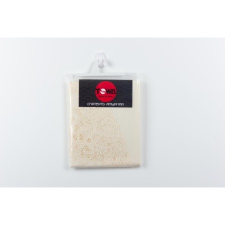 Towa tablecloth "openwork" Bloom, circle 160 cm, sipia color-6