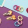 Caramel hair set (10 elastic bands 1.5 cm, 2 invisibility 3.5 cm) dragon, yellow