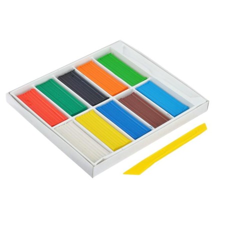 Globus plasticine "Children's", 10 colors, 150 g, soft-3