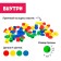 Lacing in the bank "Funny Beads", 60 pcs., According to Montessori Methods