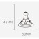 A nipple for a bottle, +6 months, fast flow, classic throat 35mm. (packing 20pcs)