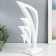 Polystone souvenir "Two sea fish" White 7.5x22x35 cm