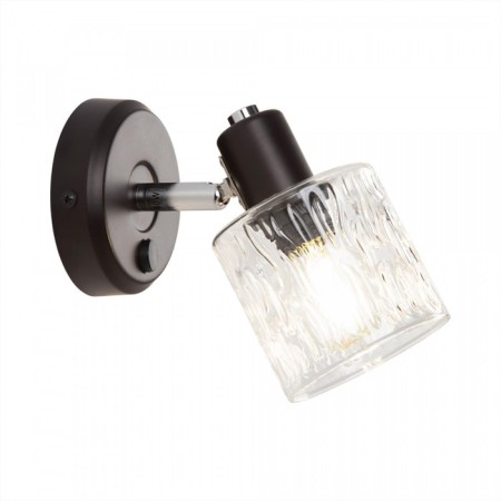 Sconces Citilux "Artist" CL510515, 9x15 cm, 1x40W, E14, brown color