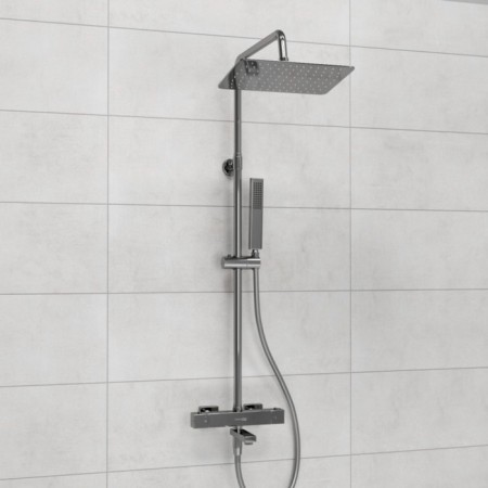 Show system Wasserkraft A199.069.103.087.ch Thermo, tropical shower, thermostat, chrome-1