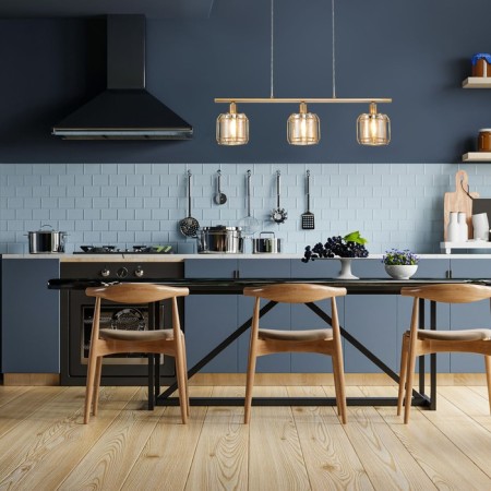 Suspension lamp 1x40W E14, size 70x13.1x120 cm-5