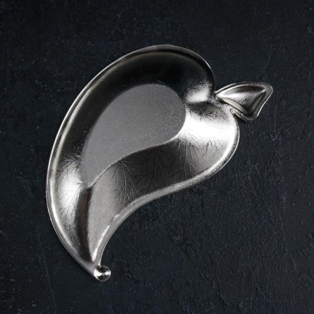 Fruit stand "Sheet silver", 22 × 12 × 2.5 cm, silver color-2