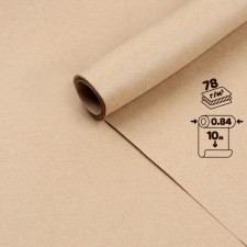 Crafts in the roll, 840 mm x 10 m, density 78 g/m2, brand A (communal), calligrata