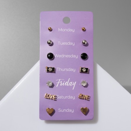 Pusets 7 pairs "for every day" set of evening, color mix-1