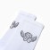 Women's socks "Angel", white color, size 25-27