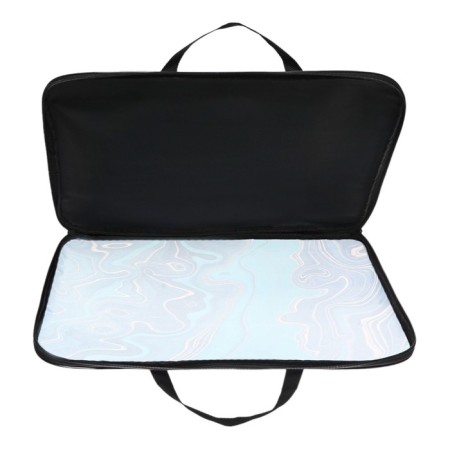 Folder for drawings and drawings A3, 470 x 350 x 20 mm, with handles, textile, calligrata, "stone"-5