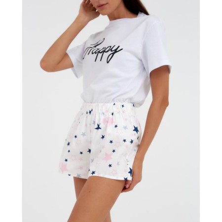 Women's shorts KAFTAN "Pink Stars", p. 48-50, white-5