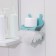 Bathroom holder on Velcro "Wave", 12 × 11 × 14 cm, color mix