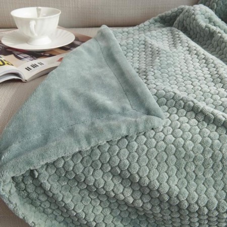 Caroline bedspread, size 220x240 cm, green color-5