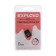 Exployd flash drive, 8 GB, USB 2.0, Thu up to 15 MB/s, PLO up to 8 MB/s, black