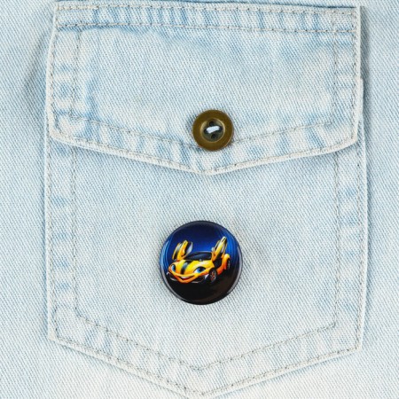 Metal icon, sunset "Children for a boy and girl", D = 2.5 cm, mix-14
