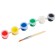 Set for creativity for the New Year "New Year's ball for coloring", 2 pieces 5.5 cm, blue tractor