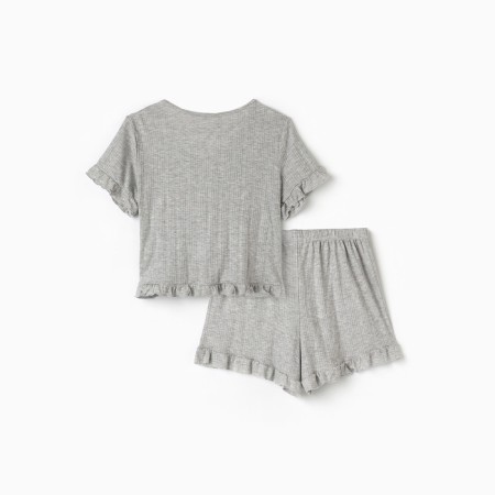 Female pajamas (T -shirt and shorts) Kaftan Gray p. 40-42-5