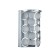Bra Indigo, 13010/1w Nickel. 1x60W, E14, 120x150x250 mm, white color