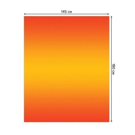 The tablecloth “Orange transfusion”, rectangular, Saten, size 145x180 cm-1