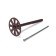 Dubel "Rice tox" DIM, for thermal insulation, with a metal nail, 10x140 mm, 200 pcs